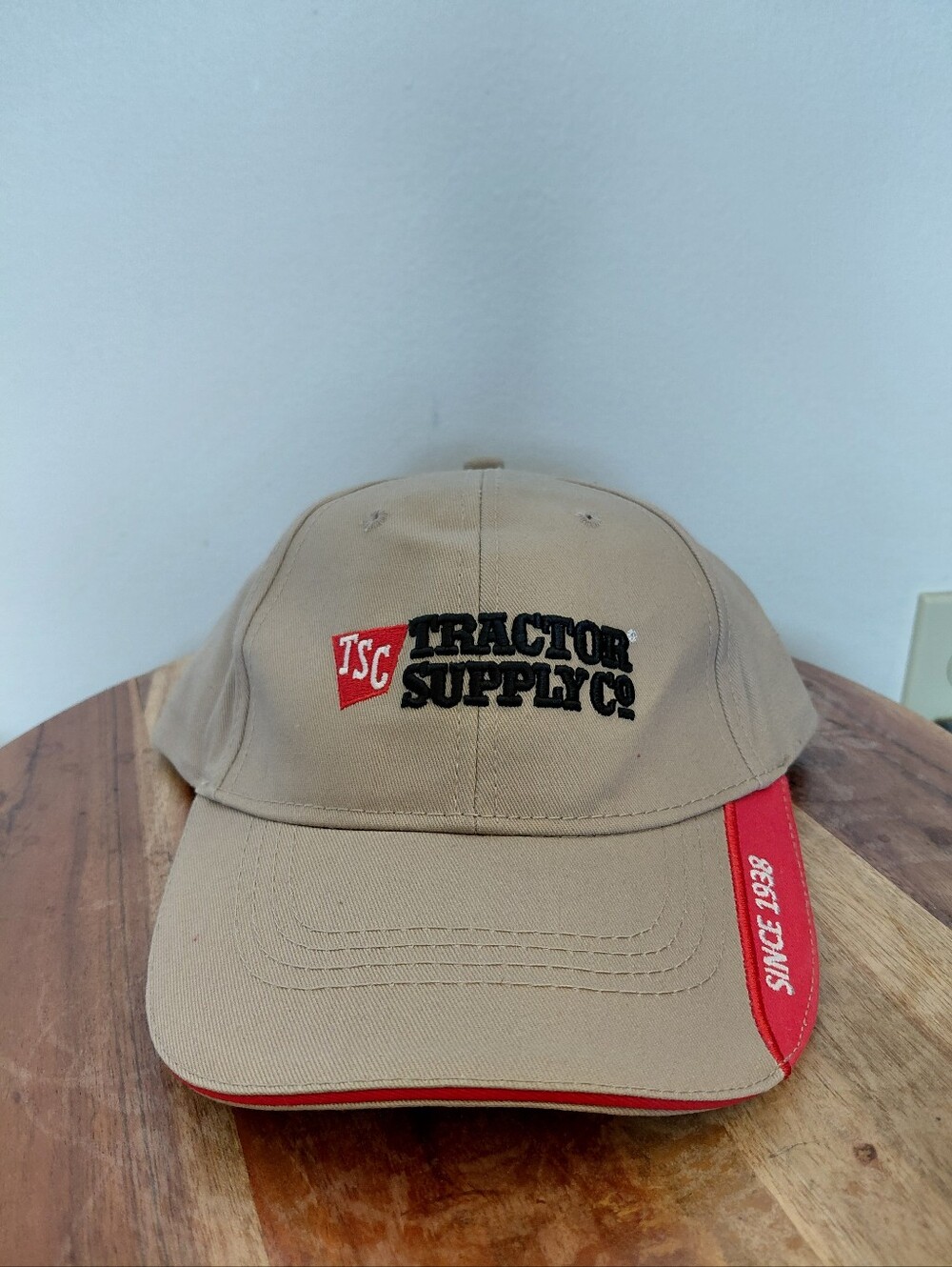 Tractor Supply Co Logo Beige Hat OS